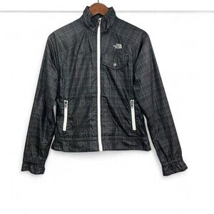 The North Face Womens Jacket Windstopper Small Black Windbreaker Lightweight